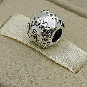 ✨✨Pandora Chicago White Sox Baseball Charm